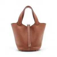 エルメス ピコタンロック18 PM トリヨンクレマンス ゴールド シルバー金具 Y:2020年