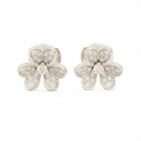 美品　ブシュロン セルパンボエム エクストラスモール ダイヤ ピアス　YG ブシュロン セルパンボエム ダイヤ ピアス 750(WG) 2.2g