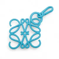 ロエベ　カルシファー　チャーム　ハウルの動く城　ジブリ LOEWE ロエベ カルシファー レッドxイエロー レザー ジブリ