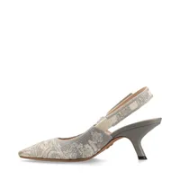 Christian Dior J'ADIOR Fabric Strap Pumps 34 Ladies' Gray MD0221