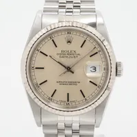 ロレックス デイトジャスト36 16234 SS×WG SS AT シルバー文字盤 あまりごま2