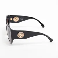 シャネル プラスチック ココマーク サングラス シャネル ココマーク サングラス プラスチック ブラック 5550-A