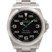 ロレックス エアキング 126900 SS SS AT 黒文字盤 あまりごま1