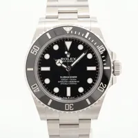 ロレックス サブマリーナー 124060 SS SS AT 黒文字盤