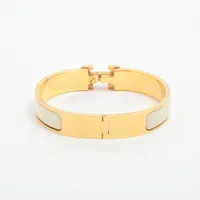 未使用　エルメス クリックHファン バングル　ゴールド エルメス クリックHバングル ファン バングル GP ゴールド