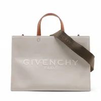 ジバンシィ Gトート ミディアム キャンバスxレザー 2WAYトート