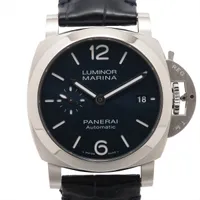 パネライ ルミノール ドゥエ PAM00755 SS×革 AT グレー文字盤