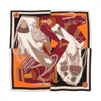 エルメス カレジェアン Zouaves et Dragons ズアヴとドラゴン スカーフ