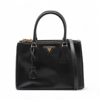 プラダ サフィアーノ レザー 2WAYハンドバッグ ブラック WZ583805