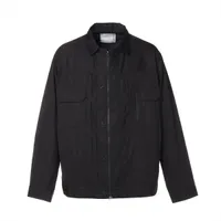sacai◆ブルゾン/2/コットン/BLK/22-06080 Sacai (サカイ) 22AW Faux Shearling x Nylon Twill Blouson フェイク
