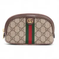【極美品】グッチ GGスプリーム 772321 PVC ケース ベージュ GUCCI [正規ラッピング済] グッチ Gucci オフィディア キー