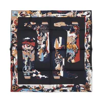 美品　エルメス　シルク　スカーフ　カレ90　Les Sangles J.METZ 美品 エルメス シルク スカーフ カレ90 Les Sangles J.METZ