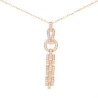 カルティエ Cドゥカルティエ ダイヤ ネックレス 750(PG) 2.5g A2805746