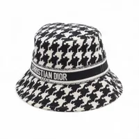 ロエベ ロゴ フィッシャーマンハット 57 コットン ベージュ