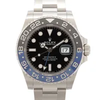 ロレックス GMTマスターⅡ 126710BLNR SS SS AT 黒文字盤 オイスターブレスレット