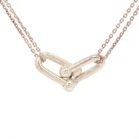 ティファニー ハードウェア ダブルリンク ネックレス 925 11.9g