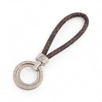 【鑑定済】 ヴィトン　LVチャーム　M67224 FL1174 レザー　ロープ LOUIS VUITTON ルイヴィトン M67224 レザー ロープ キーリング