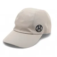 新品未使用　HERMES キャップ　ゴールド58 2024SS 新作☆HERMES☆Davis Emile ロゴキャップ (HERMES