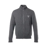 プラダ 23年 ウール ハイネックニット 36 レディース ブラック DNA945