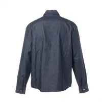 Hermès 23AW Cotton Denim Jacket 15/38 Men's Blue 32-6613 Serie