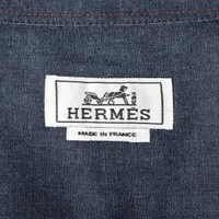 Hermès 23AW Cotton Denim Jacket 15/38 Men's Blue 32-6613 Serie