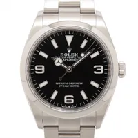 ロレックス エクスプローラー36 124270 SS SS AT 黒文字盤