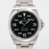 ロレックス エアキング 126900 SS SS AT 黒文字盤