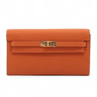 ❤お得なお品❤ケリーウォレット ミディアム ボルドー エルメス 長財布 A刻印 HERMES エルメス 長財布 ケリーウォレット ロング トゥーゴー ルージュ