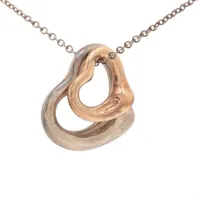 【週末セール】ティファニー　ハートリンク オープンハート ラリアット ネックレス TIFFANY&Co. ティファニー ネックレス TIFFANY＆Co. ハート