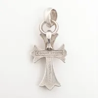 クロムハーツ スモールCHクロス Wベイル ペンダントトップ 925 22.7g
