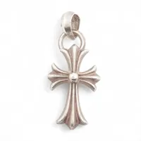 最終値下げCHクロムハーツ　クロスペンダント/スモールw/ベイル 22k 最終値下げCHクロムハーツ クロスペンダント/スモールw/ベイル 22k