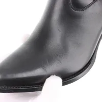 セリーヌ レザー サイドゴアブーツ 35 レディース ブラック 308897