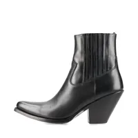 セリーヌ レザー サイドゴアブーツ 35 レディース ブラック 308897