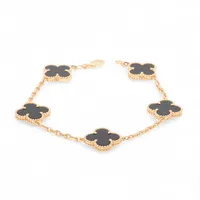 ヴァンクリーフ&アーペル ヴィンテージアルハンブラ 5P タイガーアイ