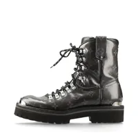 ヴィトン LVアウトランドライン 18年 PVC×レザー ショートブーツ