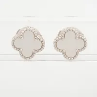 ヴァンクリーフ&アーペル スウィートアルハンブラ オニキス ピアス 750