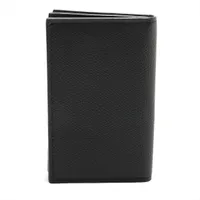 サンローラン　名刺入れ　ビジネスカードホルダー　ブラック　ロゴ　レザー クラシックサンローラン ビジネスカードケース（スムースレザー