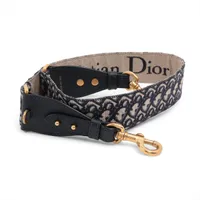 セリーヌ ロゴ ショルダーストラップ キャンバス×レザー×GP グレー