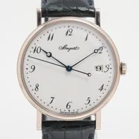 マリー ブレゲ マリーン2 クロノグラフ 5827BB/12/5ZU WG×革 AT