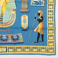 エルメス カレ90 TUTANKHAMUN ツタンカーメン スカーフ シルク