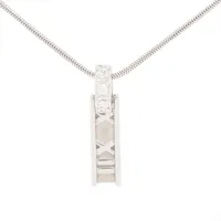 ティファニー　ストリーメリカ　ネックレス　K18WG　750 天然ダイヤ ティファニー ストリーメリカ ネックレス K18WG 750 天然ダイヤ