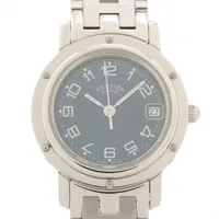 エルメス　クリッパーSS エルメス クリッパー GP×SS GP×SS QZ アイボリー文字盤 ID032385｜中古