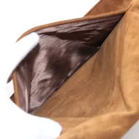 シャネル ココマーク スエード ショルダーバッグ フリンジ ブラウン
