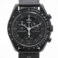 【付属品有】オメガ×スウォッチ/スピードマスター/SO33M101/メンズ腕時計 MISSION TO PLUTO スウォッチオメガ ホワイト SO33M101 スウォッチ