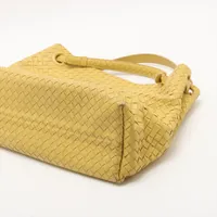 ボッテガヴェネタ イントレチャート レザー トートバッグ イエロー