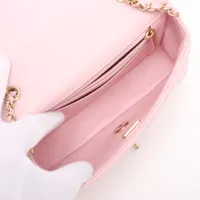 シャネル ミニマトラッセ18 ラムスキン シングルフラップ シングル