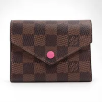 ヴィトン ダミエ ジッピーコイン パース N60213 ローズバレリーヌ