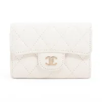 シャネル キーケース/キーアクセサリー｜ホワイト(白)｜中古ブランド品