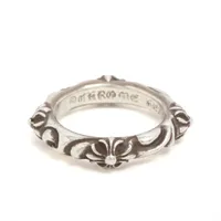 【希少】Chrome Hearts SBT BAND RING SLV925 Chrome Hearts SBT band Ring 925 9.9g No. 19 | eBay