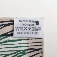 エルメス カレ90 CAVALIER EN FORMES スカーフ シルク ホワイト